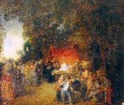 WATTEAU, Antoine The Marriage Contract china oil painting reproduction